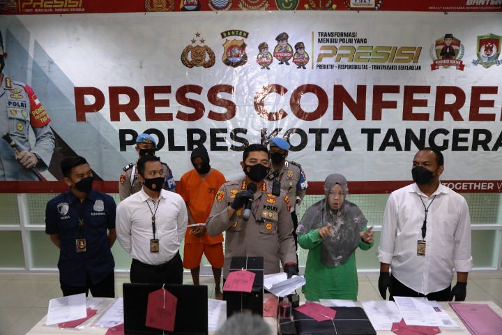 Satreskrim Polresta Tangerang Bongkar Sindikat Pemalsuan SKCK.(ist) Portalkota.id