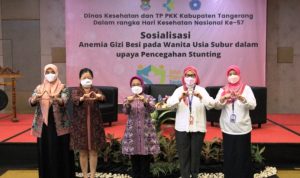 Pemkab Tangerang Sosialisasi Anemia Gizi Besi pada Wanita Subur.(ist) Portalkota.id