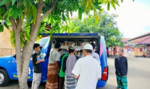Perpustakaan Keliling DPAD Masuk Lapas Pemuda Kelas II A.(ist) Portalkota.id