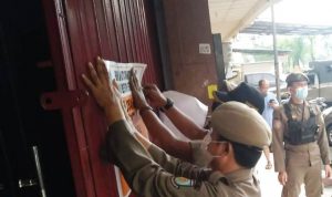 Belasan Terapis Spa Diamankan saat Razia PPKM di Serpong Utara.(yan) Portalkota.id