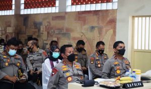 Kapolda Banten Tinjau Pelaksanaan Gebyar Vaksin Polri Tahun 2021 di Lebak.(ist) portalkota.id