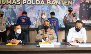 Polda Banten Amankan Pelaku Pengrusakan Ruang Kerja Gubernur.(ist) portalkota.id