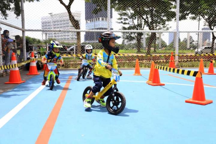 Seru! Race Pushbike di Decathlon Tangerang.(ist) portalkota.id
