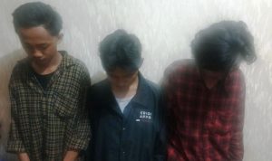 Bawa Sajam, 3 Remaja Diamankan Polsek Cikupa Polresta Tangerang.(nur) portalkota.id