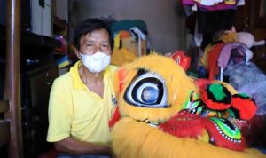 Bertahan Lestarikan Budaya, Cerita Pengrajin Topeng Barongsai di Kala Pandemi.(ist) portalkota.id