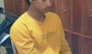 Pelaku saat diamankan di Mapolsek Rajeg.(dok.Humas Polsek Rajeg) portalkota.id