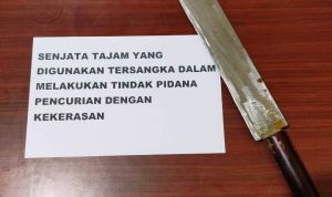 Ancam Korban Perempuan dengan Sajam, 2 Pelaku Begal Diringkus Polisi.(ist) portalkota.id