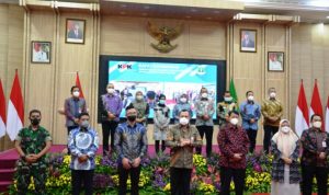 Bupati Zaki Ikut Rakor Pencegahan Korupsi Bersama Ketua KPK.(ist) Portalkota.id