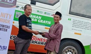 Gandeng ACT, JMSI Banten Bantu Korban Gempa Bumi Pandeglang.(ist) Portalkota.id