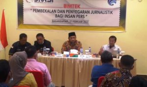 Pelantikan JMSI Rohil, Wartawan Ikuti Bimtek Jurnalistik.(ist) Portalkota.id