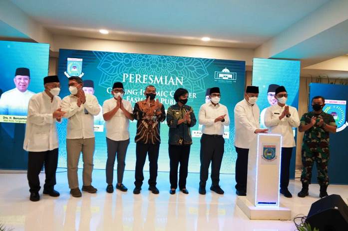Benyamin Resmikan Islamic Center di Serpong.(ist) Portalkota.id