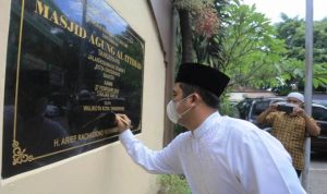 Renovasi Masjid, Arief Sebut Masjid Agung Al Ittihad Ikon Kota Tangerang.(ist) Portalkota.id