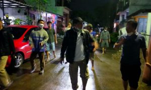 Sekda Tinjau Lokasi Banjir Bencongan Kelapa Dua.(ist) Portalkota.id