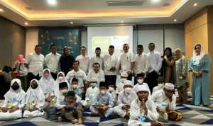 Swiss-Belinn Simatupang Buka Puasa Bersama dan Santuni Yatim di Ramadan 1443 Hijriah.(ist) Portalkota.id