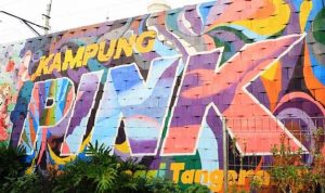 Lengkapi Stok Foto Eye Catching di Kampung Pink.(ist) Portalkota.id