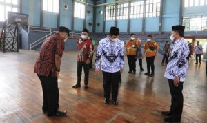 Pemkot Lakukan Pembersihan Saluran Pasca Terjadi Genangan di Area GOR Dimyati.(ist) Portalkota.id