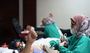 Memperingati Hari Donor Darah Sedunia, Swiss-Belhotel Serpong Mengadakan Kegiatan Donor Darah.(ist) Portalkota.id