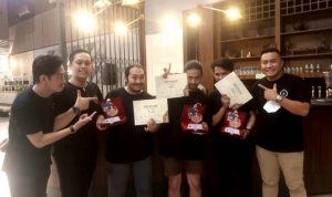 Nama-nama Barista yang Juara Surosoan Latte Art Competition 2022.(ris) Portalkota.id