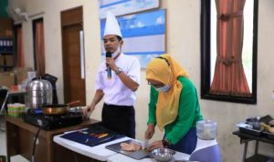 Cegah Stunting, DKP Gelar Pelatihan Pengolahan Pangan Berbasis Sumber Daya Lokal.(ist) Portalkota.id