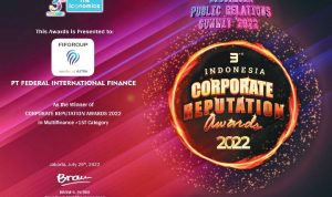 FIFGROUP Raih Corporate Reputation Awards 2022.(ist) Portalkota.id