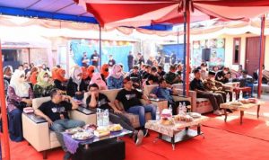 KPU Kota Tangerang Mengedukasi Masyarakat Lewat Kampung Demokrasi.(ist) Portalkota.id