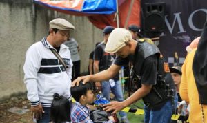 Hari Jadi ke-19, Moron The Gank Santuni Anak Yatim.(ist) Portalkota.id