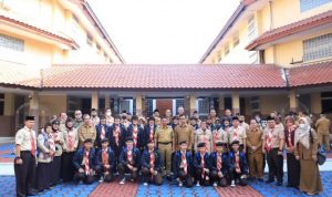 Pengukuhan Peserta Jamnas XI 2022, Kwarcab Kota Tangerang Siap Berangkat.(ist) Portalkota.id