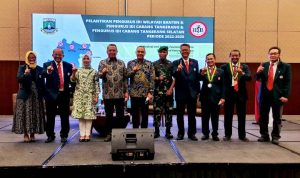 Pengurus IDI Banten dan IDI Tangerang Raya Periode 2022-2025 Resmi Dilantik.(jik) Portalkota.id