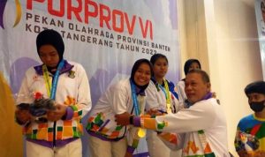 Cabor Anggar Kabupaten Tangerang Sabet 4 Medali Emas.(ist) Portalkota.id