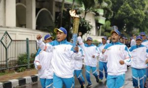 Kirab Api Porprov VI Banten 2022 Keliling Delapan Kota Kabupaten Dimulai.(ist) Portalkota.id