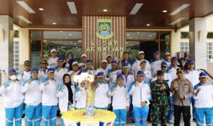 Siap Dikobarkan, Kirab Api Porprov VI Banten Tiba di Kota Tangerang.(ist) Portalkota.id