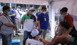 Tinjau Pertandingan, Arief Beri Semangat Para Atlet Kota Tangerang.(ist) Portalkota.id