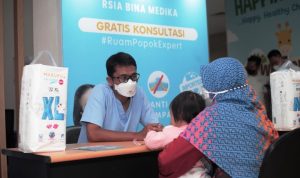Berikan Konsultasi Gratis Masalah Ruam Popok, Makuku Gandeng RSIA Bina Medika Tangerang.(ist) Portalkota.id