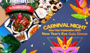 Pergantian Tahun, Santika Premiere Bintaro Persembahkan Carnival Night New Year Celebration 2023.(ist) Portalkota.id