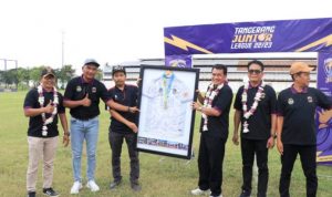 Sekda Maesyal Rasyid Buka Tangerang Junior League II.(ist) Portalkota.id