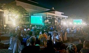 Sukses Digelar, Ratusan Penonton Padati Nobar Final Piala Dunia 2022 di The Krakatau Cilegon.(ris) Portalkota.id