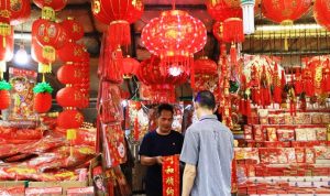 Jelang Imlek, Penjualan Pernak-pernik Stabil.(ist) Portalkota.id