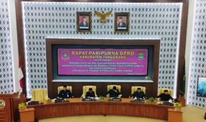 Rapat Paripurna DPRD Kabupaten Tangerang.(ist) Portalkota.id