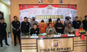 Modus Missing Link, Dua Kurir Narkoba Kelas Kakap di Tangkap Satresnarkoba Polres Serang.(ist) Portalkota.id