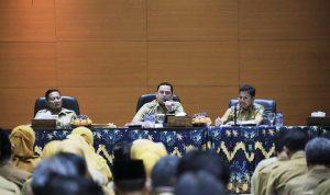 Rapat Evaluasi, Wali Kota Tangerang Ingatkan ASN Jangan Remehkan Tugas.(ist) Portalkota.id