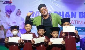 Muliakan Anak Yatim, Pelopor Kepedulian Gelar Buka Puasa Bersama.(ist) Portalkota.id