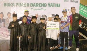 Komunitas Selitang sukseskan Buka Puasa Bareng Yatim Pelopor Kepedulian dengan donasi sebesar 10.000.000 kepada Anak-Anak Yatim.(ist) Portalkota.id