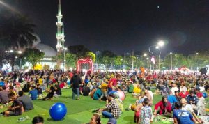 Puluhan Ribu Wisatawan Serbu Taman Tematik Kota Tangerang saat Libur Lebaran.(ist) Portalkota.id