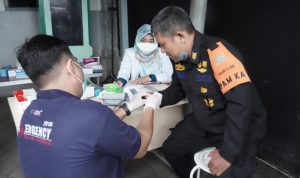 RSU Kabupaten Tangerang Lakukan Pemeriksaan Kesehatan Gratis bagi Petugas PT KAI.(ist) Portalkota.id