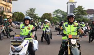 Guyub TNI-Polri, Polda Banten Bersama Korem 064/MY Patroli Sambang Polsek dan Koramil.(ist) Portalkota.id