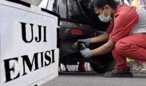 Ilustrasi uji emisi.(bbs) Portalkota.id