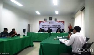 Tangkapan layar sidang Bawaslu dari Youtube BAWASLU TANGSEL TV.(ist) Portalkota.id