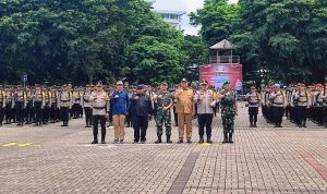 Benyamin Akui Merasa Tenang Hadapi Pemilu Bersama Polisi.(riski) Portalkota.id
