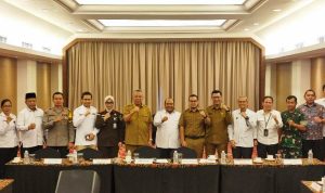 Forkopimda Tangsel Gelar Rapat Cek Persiapan Pemilu 2024.(riski) Portalkota.id