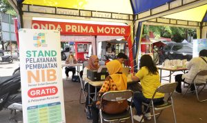 Stand Pelayanan Pembuatan NIB gratis di Kota Tangerang.(ist) Portalkota.id